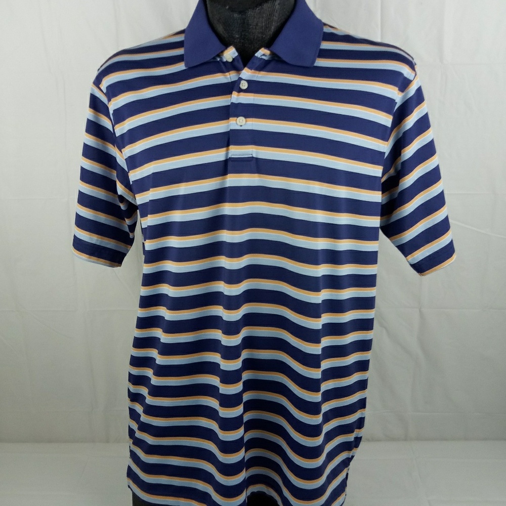 PGA TOUR Short Sleeve Athletic Fit Mens Polo Shirt